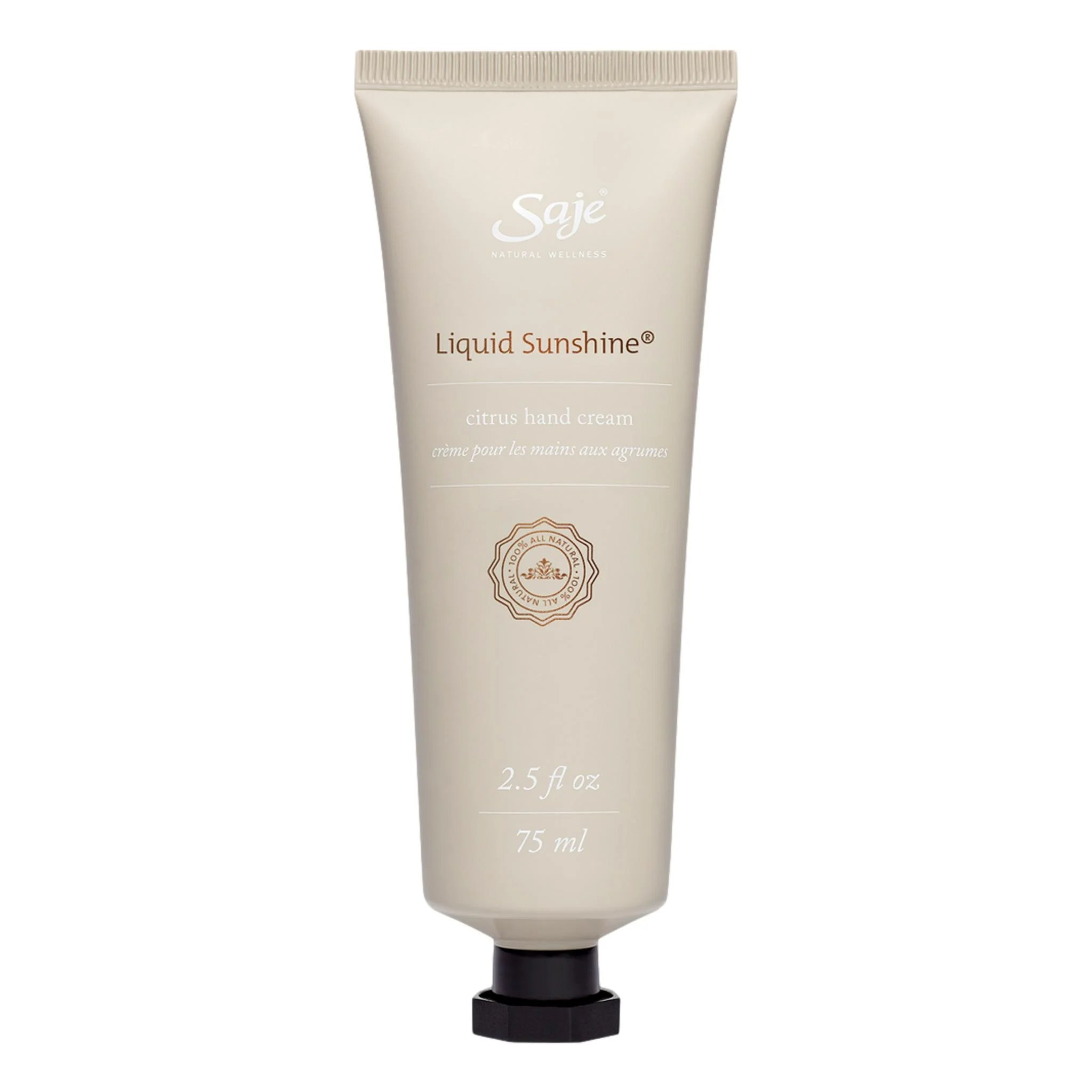 Saje Natural Wellness Liquid Sunshine Citrus Hand Cream, 2.5 oz